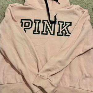 PINK Victoria's Secret Light Pink Cowl Neck Sweater